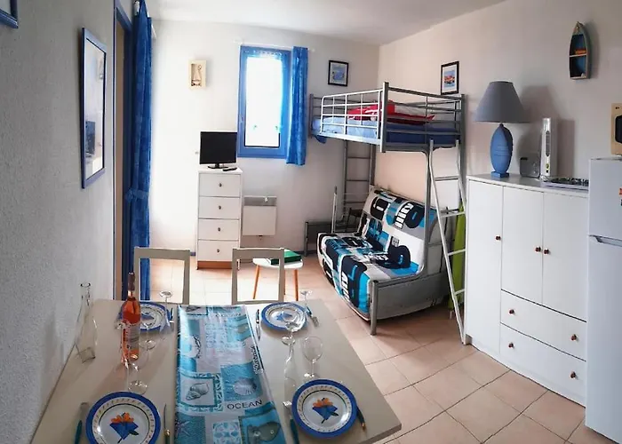 Pierre La 5 Personnes, Vue Sur La Mer, Piscine, Parking, Tennis C164 * Saint-Pierre-la-Mer (Aude)